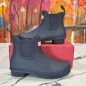 Hunter Women's Original Chelsea Boots Navy Size 7 Women's Winter Rain